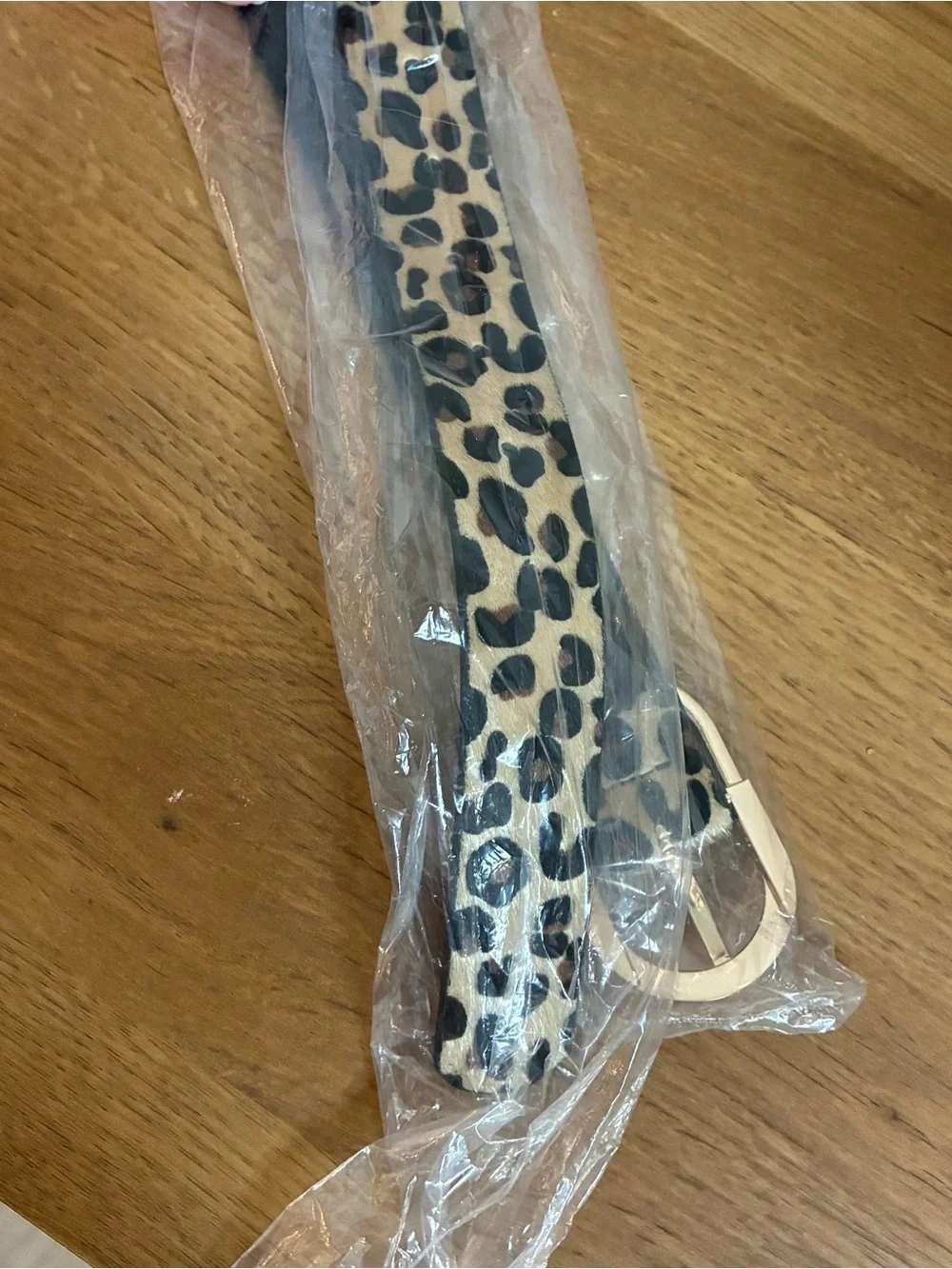 Leopard Print Women's Belt -34”
